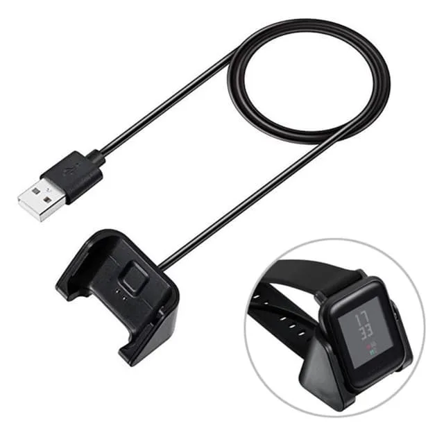 Amazfit Bip Lite A1915/ Bip A1608 USB Laddningskabel / docka 1m