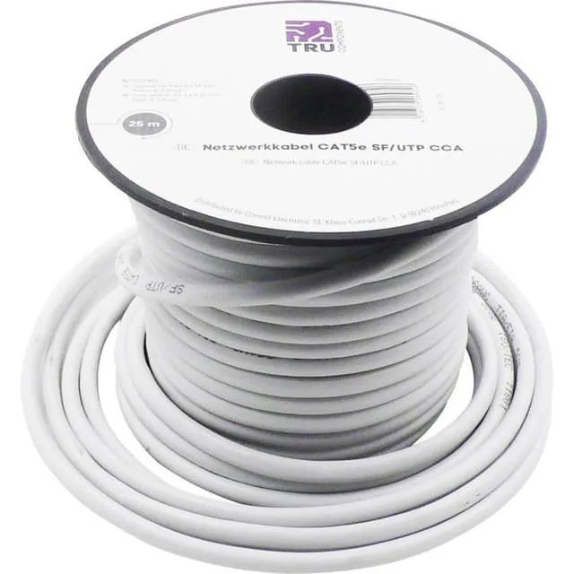 TRU COMPONENTS 1571465 Nätverkskabel CAT 5e SF/UTP 4 x