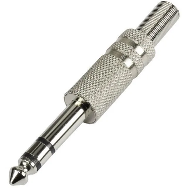 TRU COMPONENTS 595203 Hörlursuttag 6.35 mm Kontakt hane