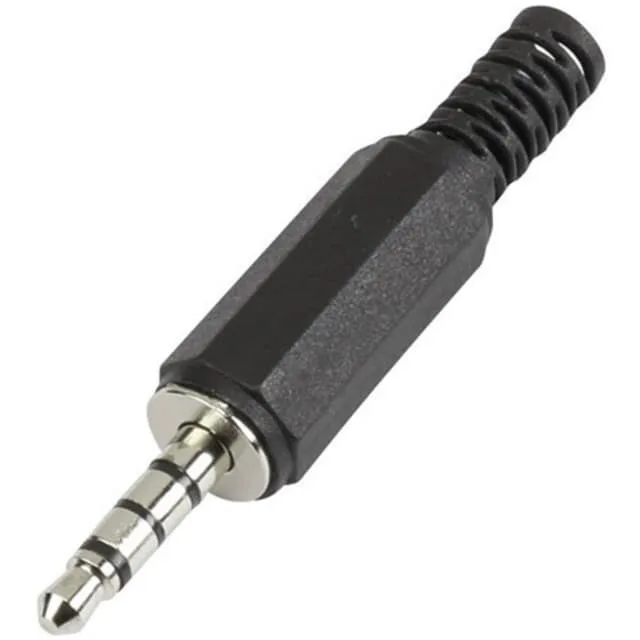 TRU COMPONENTS 595196 Hörlursuttag 3.5mm Kontakt hane