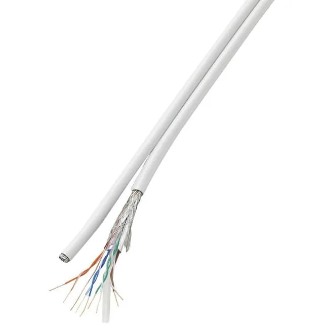 TRU COMPONENTS 1567361 Nätverkskabel CAT 6 SF/UTP 8 x 2