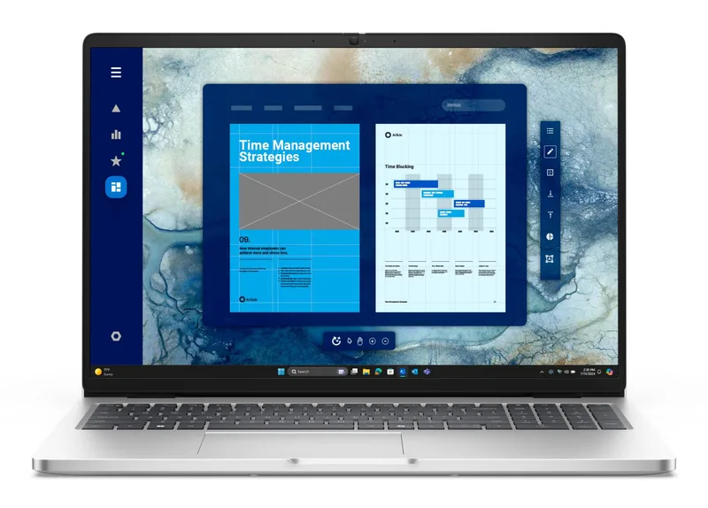 Dell Pro 16 PC16250 16 tum bärbar dator, Core Ultra 5 235U, 16 GB, 512 GB