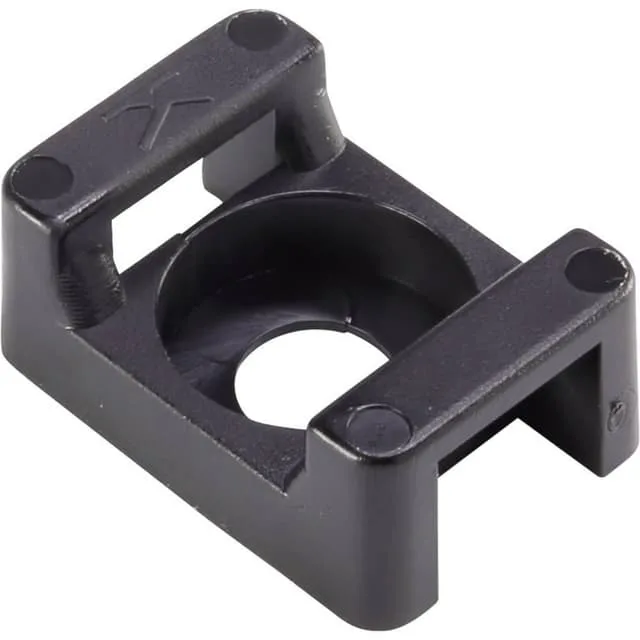 TRU COMPONENTS TC-6645716 Monteringssockel skruv Svart