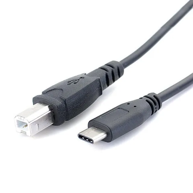 NÖRDIC USB-C 2.0 till USB 2.0 B datakabel