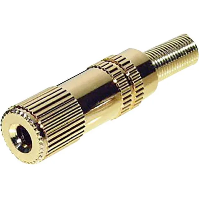 TRU COMPONENTS 1559798 Hörlursuttag 3.5mm Koppling rak