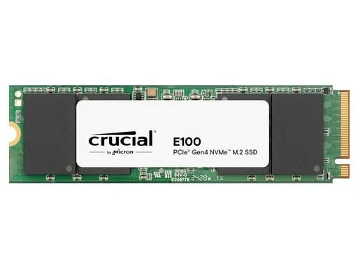 1 TB Crucial E100 SSD, M.2 2280 NVMe PCIe 4.0