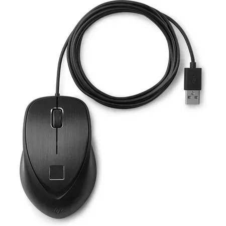 HP Fingerprint-mus med fingeravtrycksläsare