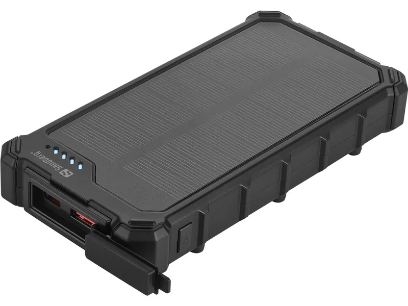 Sandberg Solar Powerbank CampLED 10000 mAh, ficklampa
