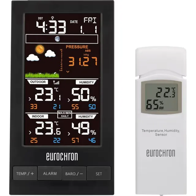 Eurochron EFWS S250 Trådlös digital väderstation
