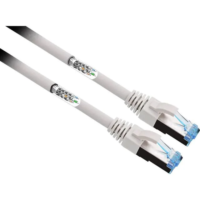 RJ45 Nätverk Anslutningskabel CAT 6A S/FTP 2.00 m GråTPE-yttermantel Renkforce