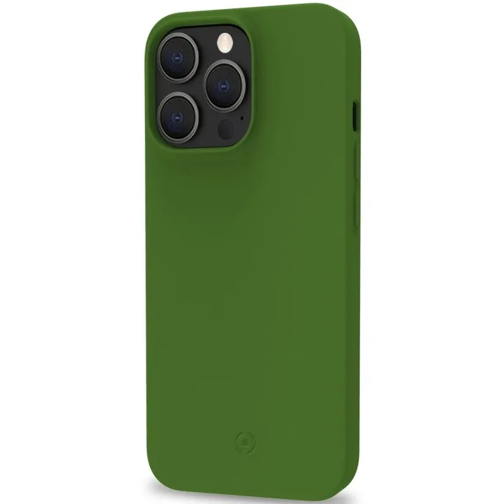 Celly Planet Soft TPU-skal GRS för iPhone 14 Pro, grön