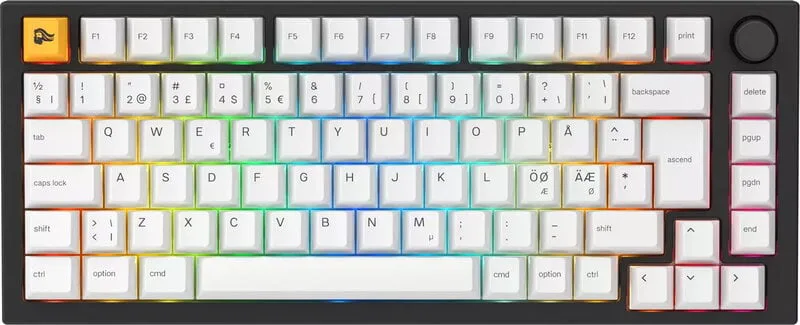Glorious GMMK Pro 75 % Pre-Built mekaniskt tangentbord