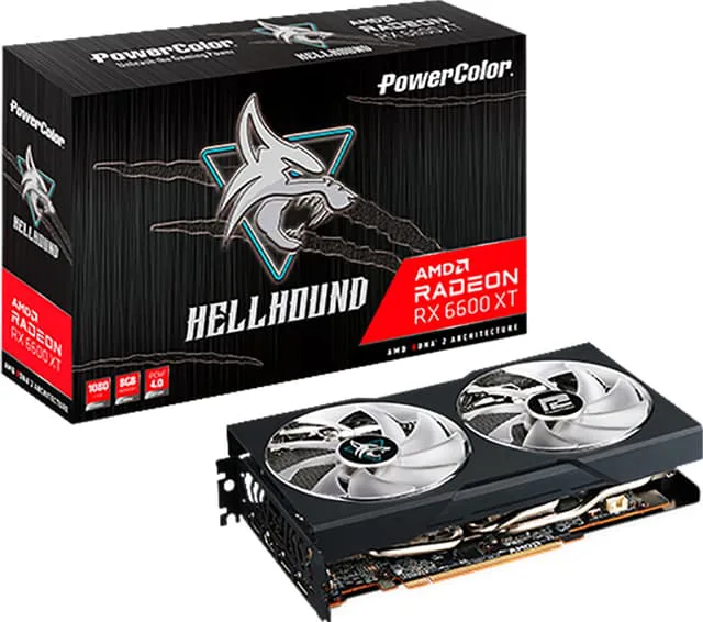 PowerColor HELLHOUND RX 6600XT 8GB grafikkort