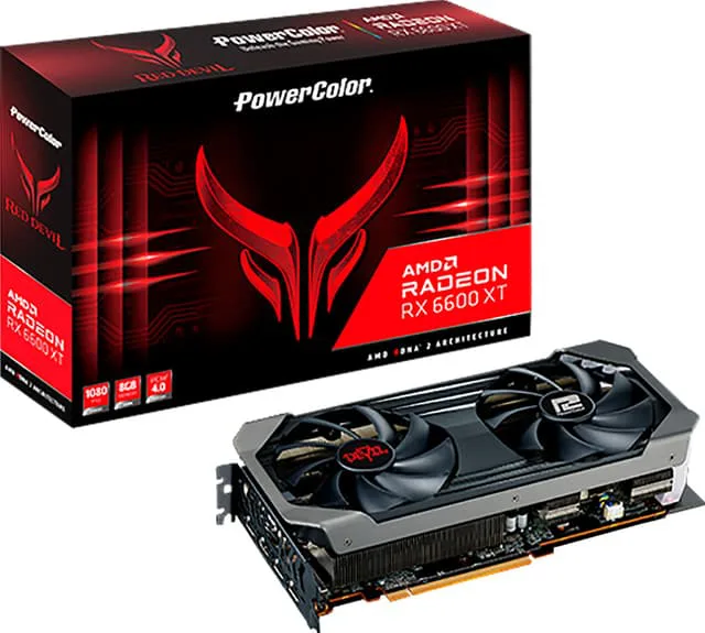 PowerColor Red Devil RX 6600XT Ultimate 8GB grafikkort
