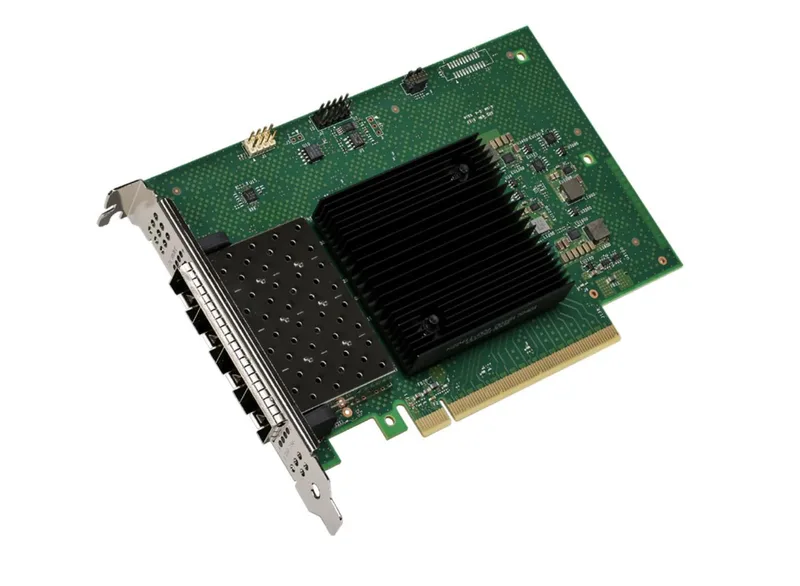 Intel Ethernet Network Adapter E810-XXVDA4, 4x25GbE QSFP28, PCIe 4.0 x16