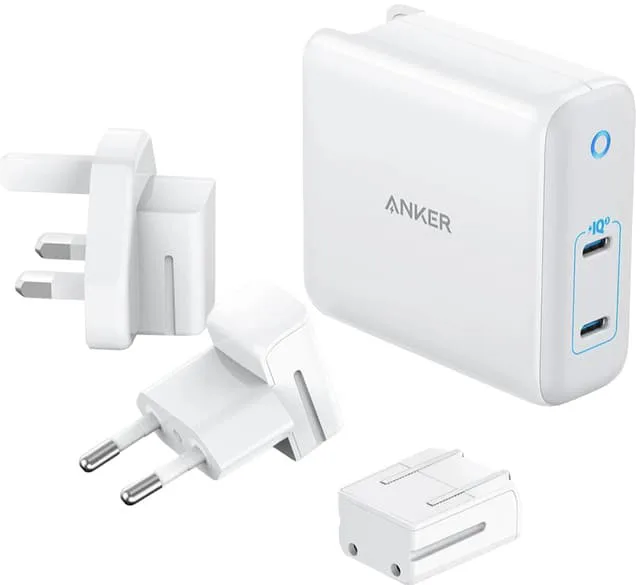 Anker PowerPort III 2-Port 60W USB-C-laddare
