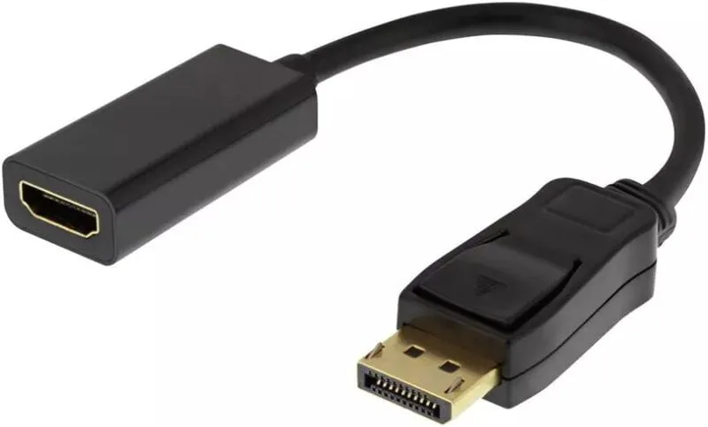 Adapter DisplayPort till HDMI, 4K@60Hz, 0,2 meter