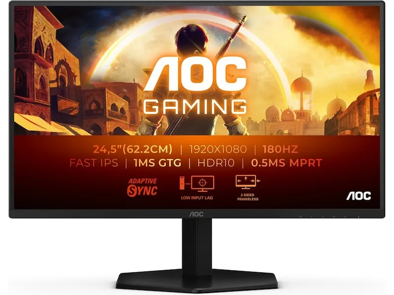 AOC Gaming 25G42E 24,5 tum skärm, 1920 x 1080, 180 Hz