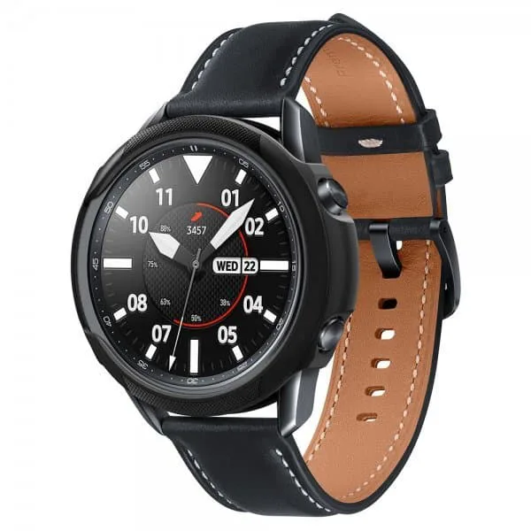 Spigen Samsung Galaxy Watch3 45mm Skal Liquid Air Svart