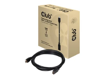 CLUB3D High Speed HDMIT 2.0 4K60Hz Extension Cable 3m/ 9.8ft Male/Female