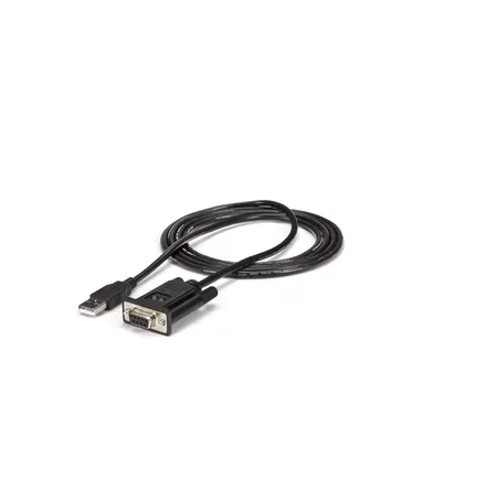StarTech.com USB till nollmodem RS232 DB9 seriell DCE-kabeladapter