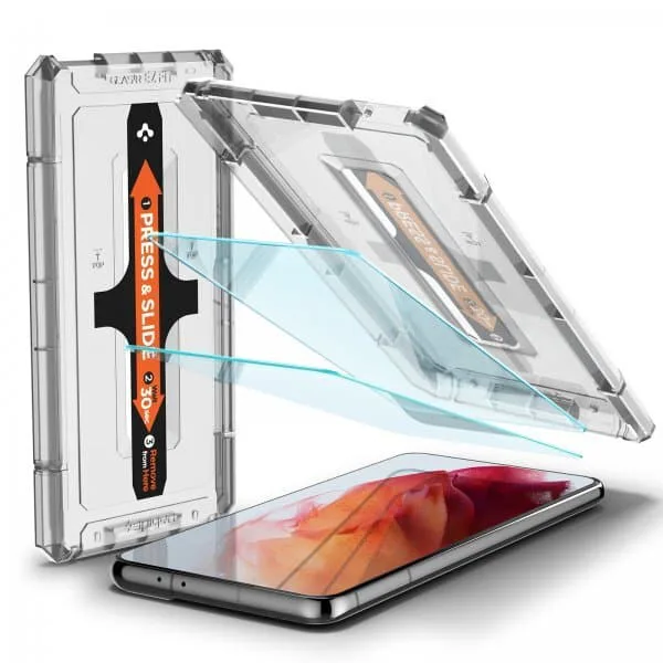 Spigen Samsung Galaxy S21 Skärmskydd GLAS.tR Slim