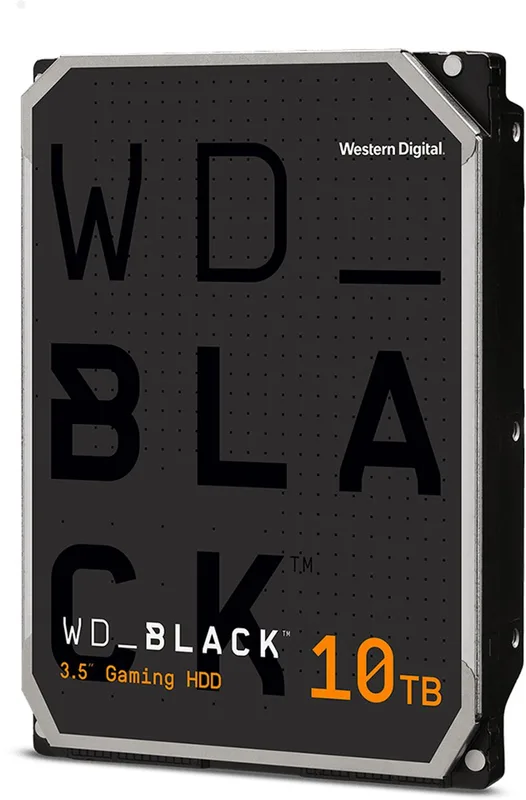 10 TB WD Black Gaming HDD, 7200 rpm, 512 MB cache, SATA3