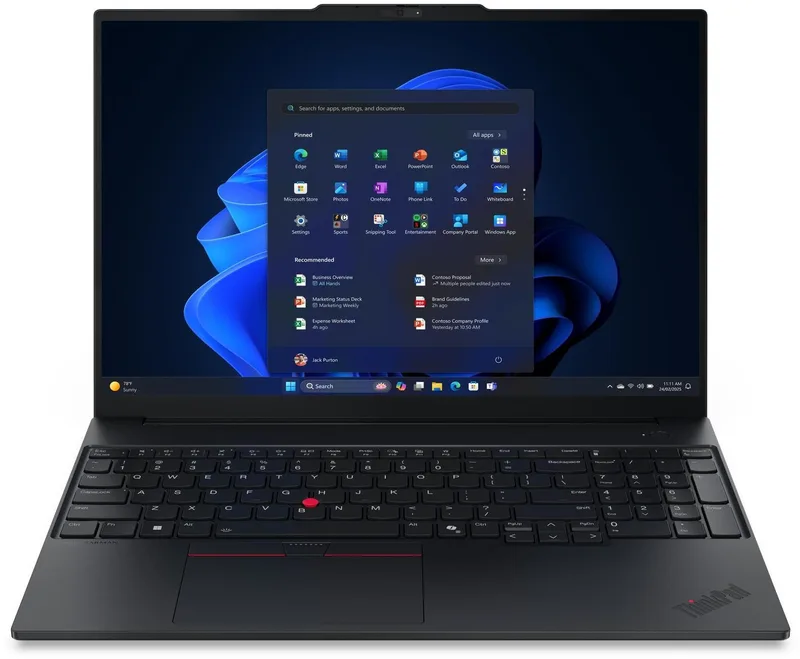 Lenovo ThinkPad E16 G3, 16" Full HD+ IPS matt, Intel Core Ultra 7 258V, 32 GB, 512 GB PCIe SSD, WiFi 6E, bakbelyst tangentbord, Win11 Pro, 3 års garanti