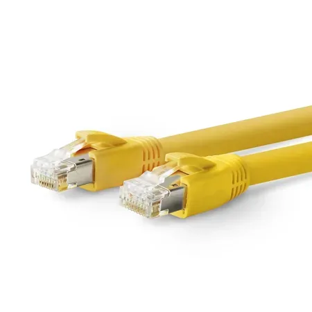 VivoLink nätverkskabel, Cat6a, 40 m, gul