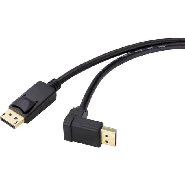 Renkforce DisplayPort Anslutningskabel 2.00 m