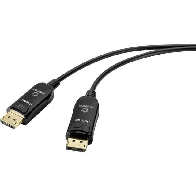 Renkforce DisplayPort Anslutningskabel 15.00 m RF-4598018 Displayport