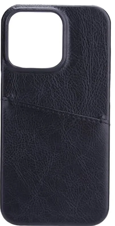 Skal ONSALA iPhone 13 Pro, konstläder, med kortfack