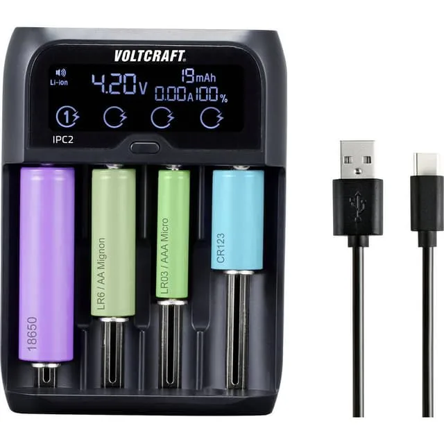VOLTCRAFT IPC-2 Batteriladdare NiMH, NiCd, LiIon
