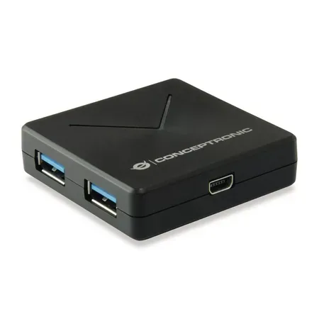 Conceptronic HUBBIES02B USB-hubb, svart
