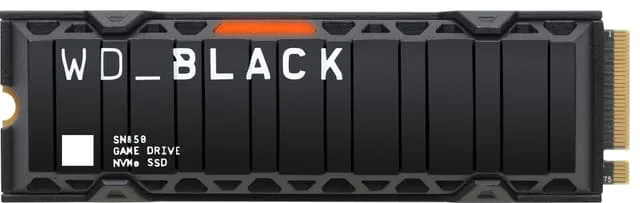 Western Digital WD Black SN850 med Heatsink internal NVMe SSD