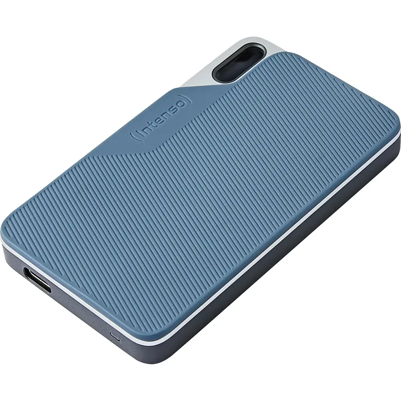 Intenso TX100 500 GB Extern SSD-disk USB-C® (USB 3.2 Gen 1) Grå-blå 3826450