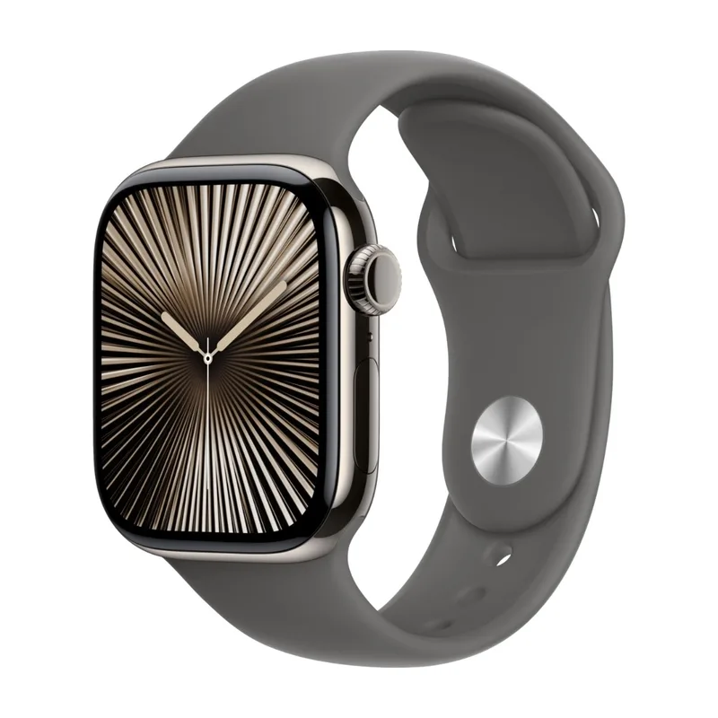 Apple Watch Series 10 GPS + Cell 42 mm naturlig titan