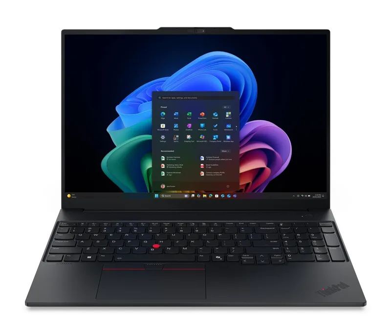 Lenovo ThinkPad E16 G4, 16" Full HD+ IPS, Intel Ultra 7 355, 16 GB, 512 GB PCIe SSD, WiFi 7, bakbelyst tangentbord, Win11 Pro, 3 års garanti