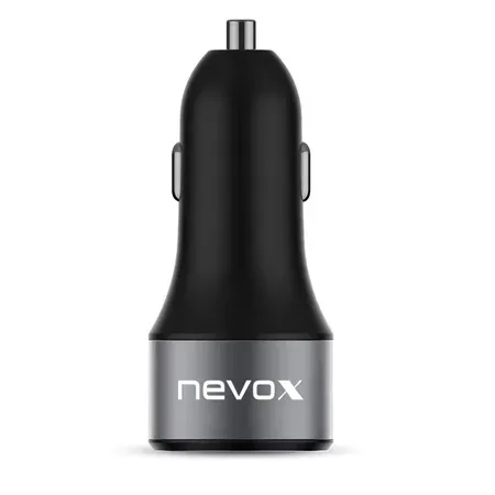 nevox 1679 universell billaddare snabbladdning Quick Charge 3.0 svart