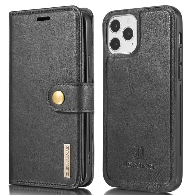 DG Ming DG.MING iPhone 13 Pro Split Läder Plånboksfodral