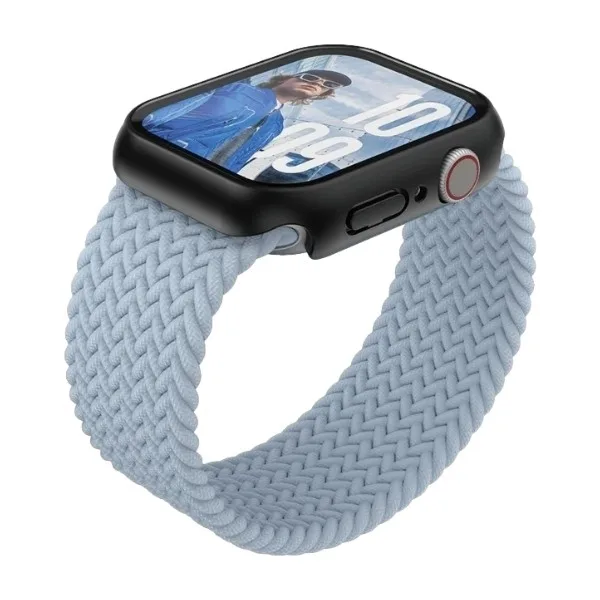 PanzerGlass Apple Watch Series 10 46 mm Snappie helkroppsskydd slim, svart