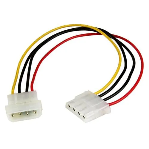 StarTech.com 30 cm LP4-strömförlängningskabel