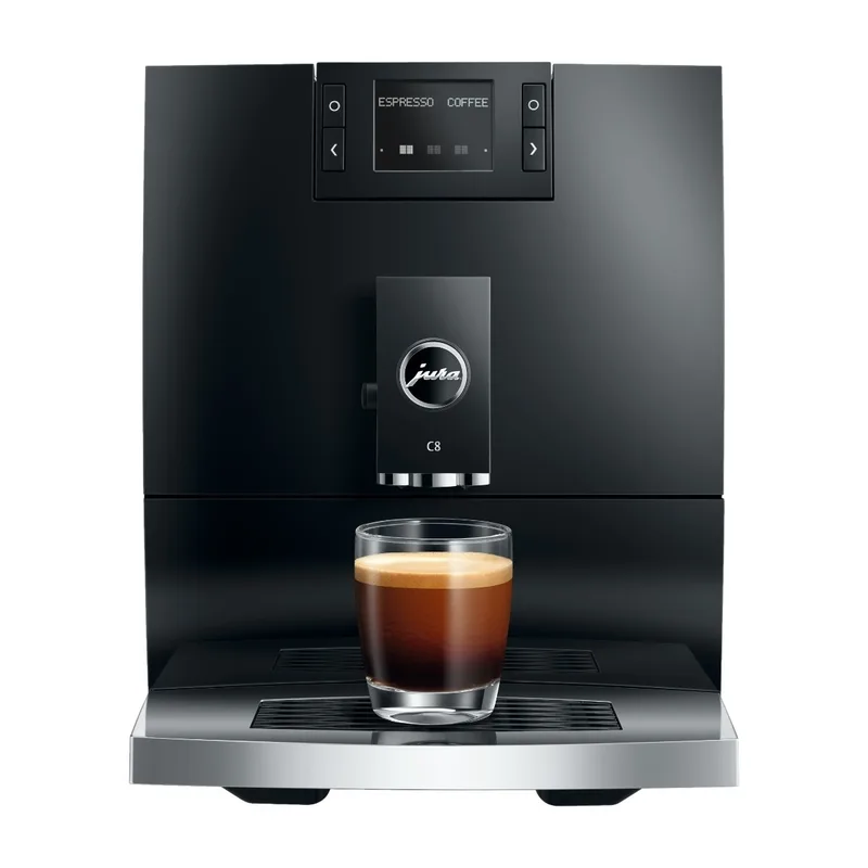 Jura C8 EA kaffemaskin, Piano Black