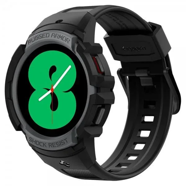 Spigen Samsung Galaxy Watch 4/5 44mm Skal med Armband Rugged Armor Pro