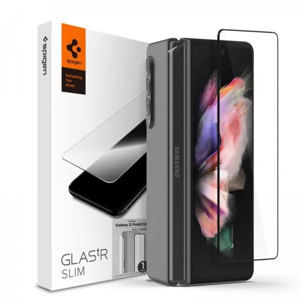 Spigen Samsung Galaxy Z Fold3 Skärmskydd GLAS.tR