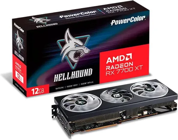 PowerColor Radeon RX 7700 XT Hellhound