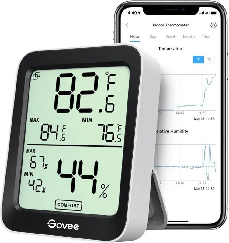 Govee Bluetooth Termometer Hygrometer H5075 LCD-skärm