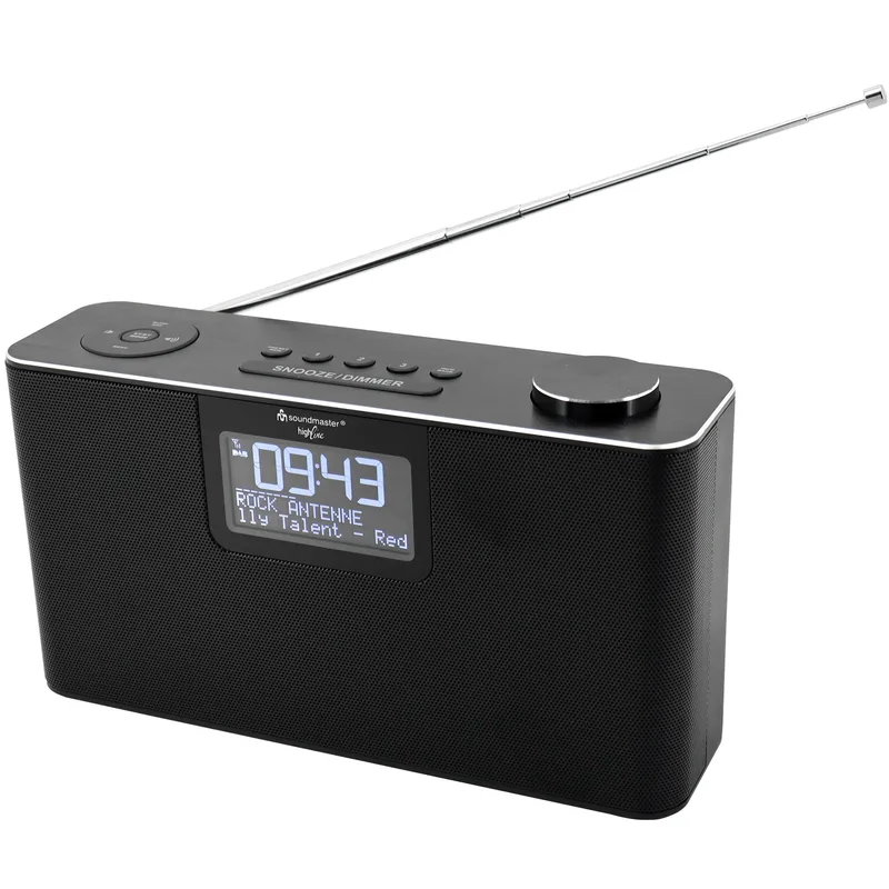 Soundmaster DAB700SW bordsradio, DAB+, FM, Bluetooth, svart