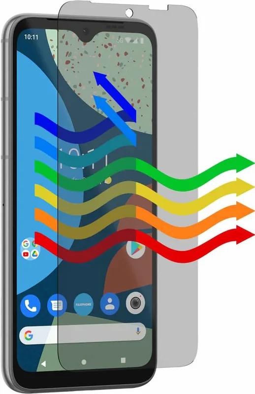 Fairphone 4 skärmskydd med blått ljus filter