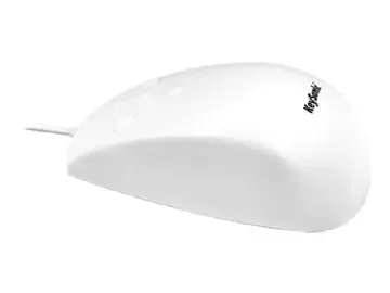 KeySonic KSM-3020M-W kabelansluten mus, vit